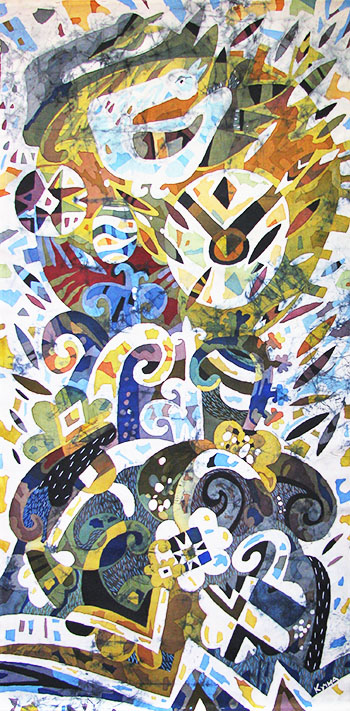 «Барви зими». 2011. Батик